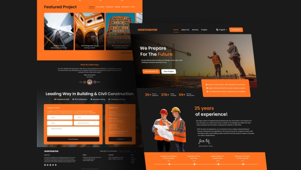 Construction Business website