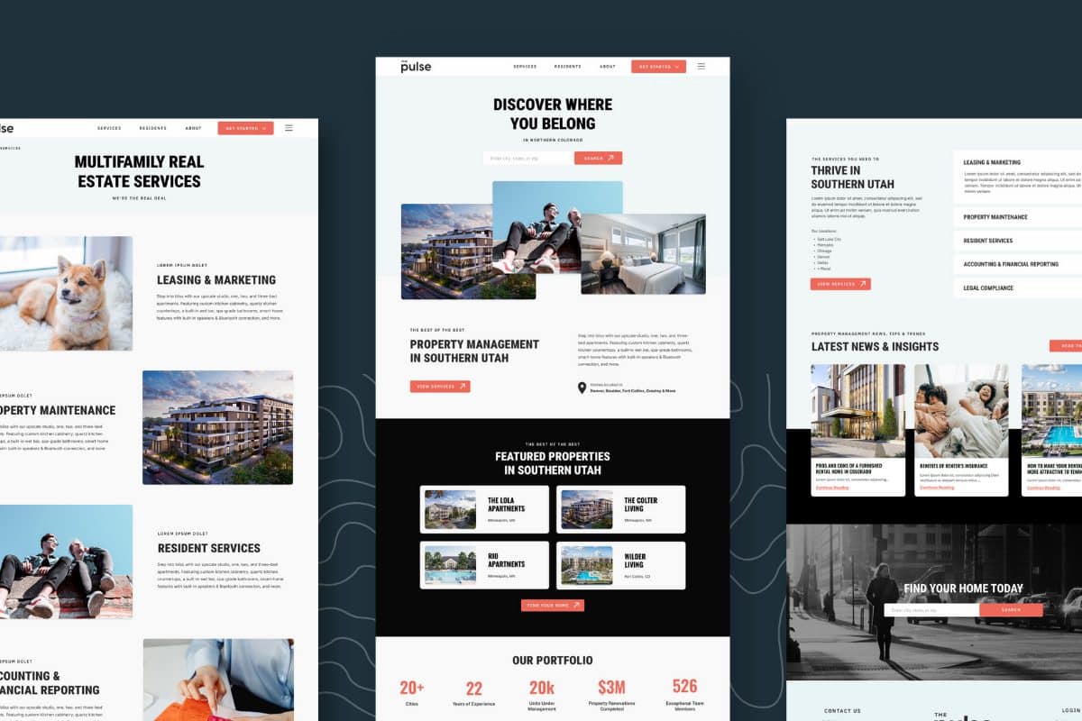 Professional Website Design for Property Management Services in toronto