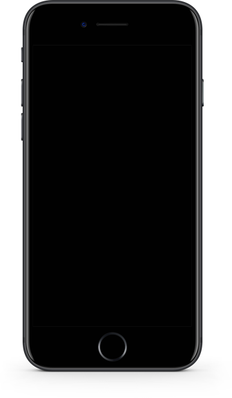 Website shown on an iPhone